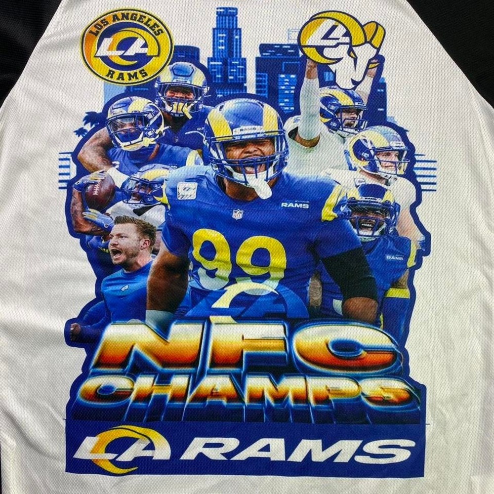 LA Rams football shirt -‎ 2022 NFC champions